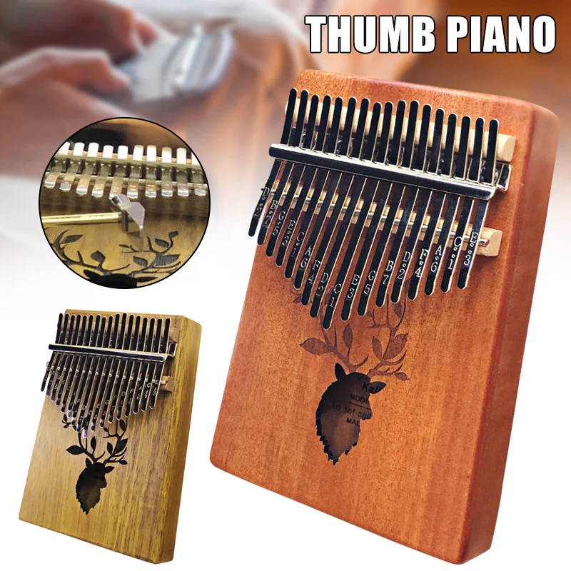 Лидер продаж пианино Kalimba с 17 клавишами деревянный портативный музыкальный