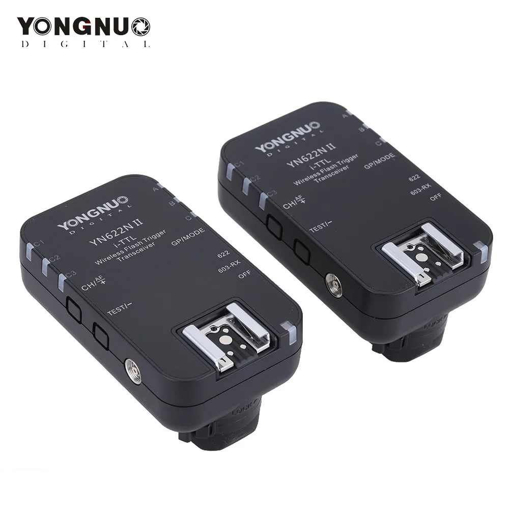 3 шт. Yongnuo YN-622N II Wireless i-TTL HSS 1/8000s Flash Trigger для Nikon D7500 D7200 D7100 D5600 D810 D800 D5 D4 D750 D610 Z7