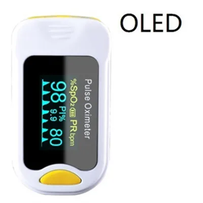 OLED Yellow Пальцевой Пульсоксиметр De Dedo Pulso Oximetro домашний семейный Пульс оксиметр Pulsioximetro пальцевой Пульсоксиметр CE светодиодный O светодиодный - Цвет: OLED Yellow
