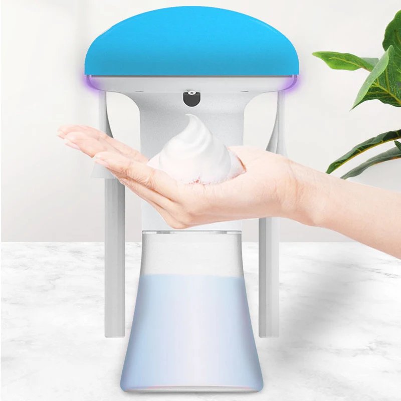 

350ml Automatic Soap Dispenser Multifunctional Toothbrush Sterilizer Toothbrush Holder Non-contact Induction Foam Soap Dispenser