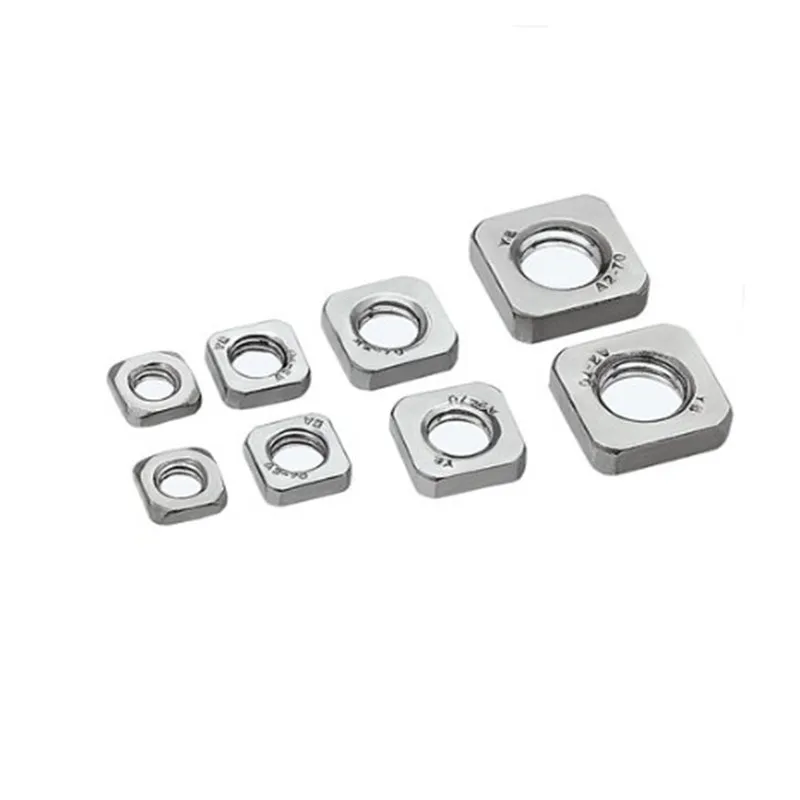 

20-50pcs DIN562 Thin nut M3 M4 M5 M6 M8 stainless steel square nuts