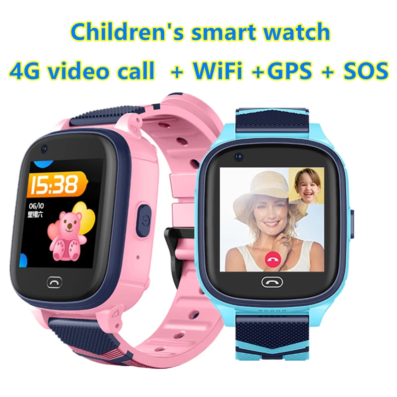 Смарт-часы Y98S Kid водонепроницаемые 4G GPS Wi-Fi LBS трекер телефонные часы SOS