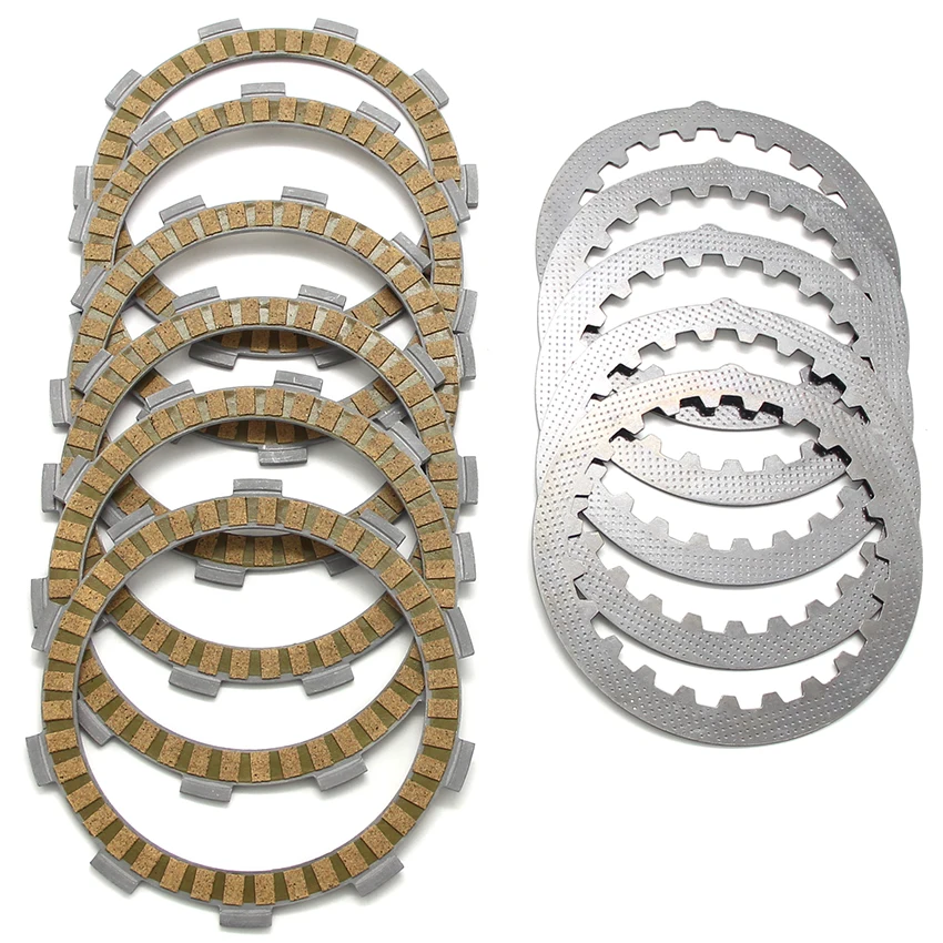 

For Yamaha TZR125 (2RK/3PC1/2/3) 1987-1992 OEM:21V-16321-00/3XP-16321-00 1V1-16324-00 Motorcycle Clutch Friction Disc Plate Kit
