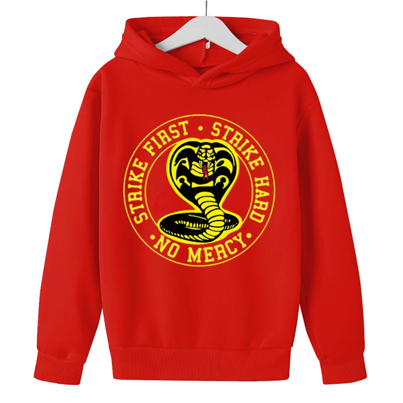 

Children's clothing for ages 6-19 Thai snake cobra kai casual top and shredded boy polyester print fun %100 pure cotton