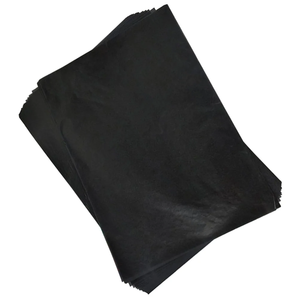 

100pcs Transfer Paper Tracing Paper Graphite Carbon Paper Painting Carbon Coated Paper Black