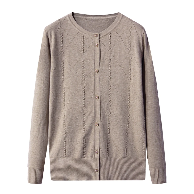 Свитер для женщин среднего и пожилого возраста новинка 2020 одежда мам на весну