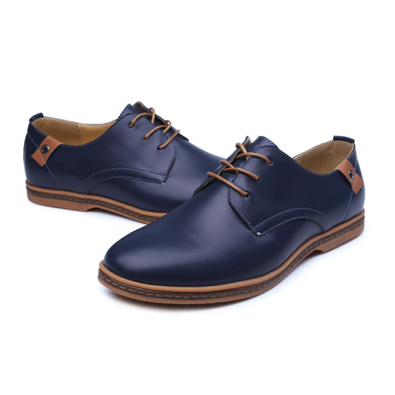 MRCAVE/Повседневная кожаная мужская обувь модные мужские туфли на плоской подошве с