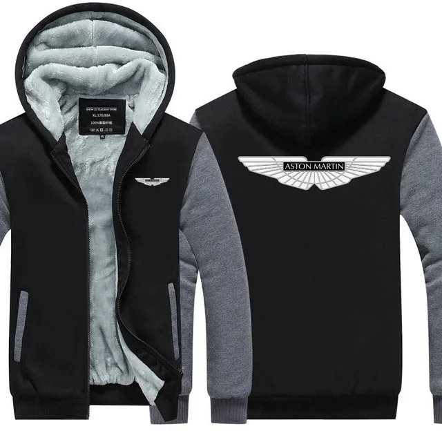 Одежда зима осень куртка мужская Толстая теплая для Aston Martin толстовка с капюшоном