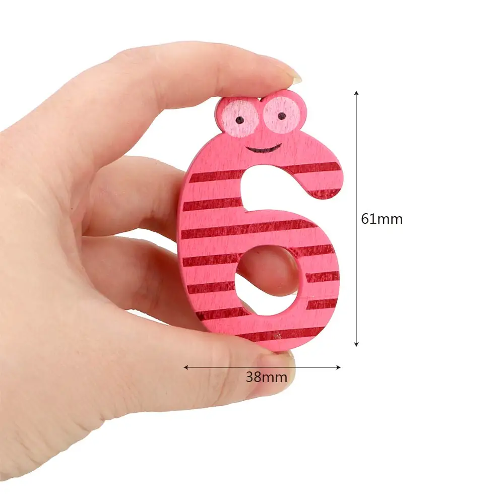 HILIFE 10 шт./лот цифры магнит на холодильник деревянная доска для сообщений наклейка