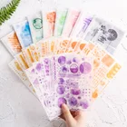 Mohamm 8 шт. Dreamland чернил серии журнал канцелярские хлопья Скрапбукинг DIY декоративные наклейки