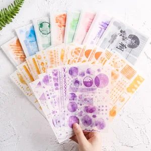 Mohamm 8 шт. Dreamland чернил серии журнал канцелярские хлопья Скрапбукинг DIY декоративные наклейки