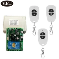 433 315 remote control switch for lightdoor garage universal remote ac 85v 250v 110v 220v 240v 2ch relay contact no com nc