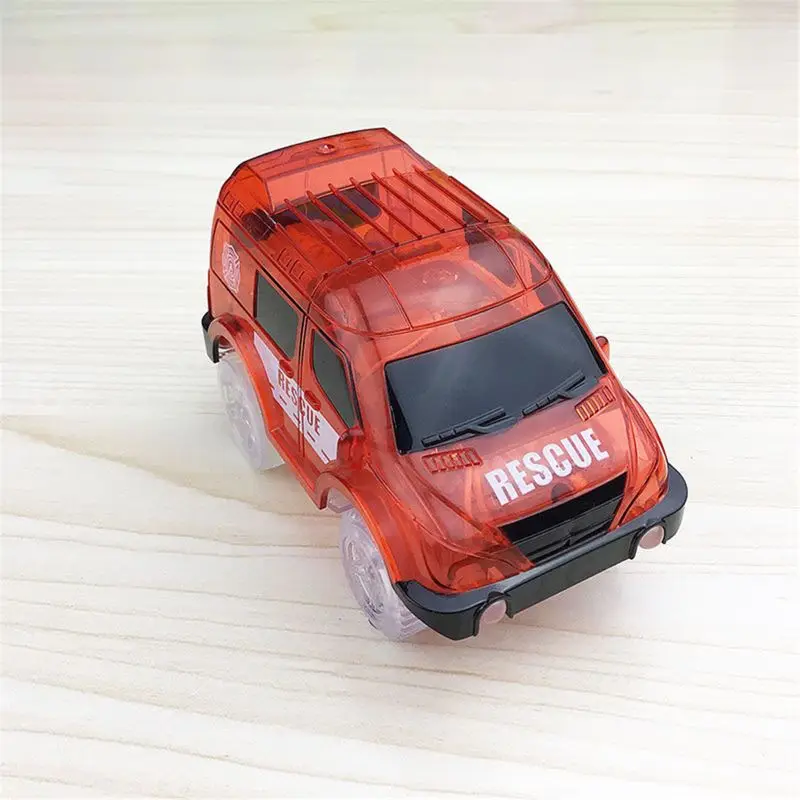 

Track Cars Replacement Only Light Up Toy Cars with 5 Flashing LED Lights Toys Racing Car Track Accessories Compatible wi