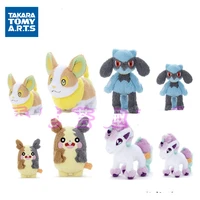 takara tomy genuine pokemon lucario morpek yamper ponyta cute plush action figure model toys