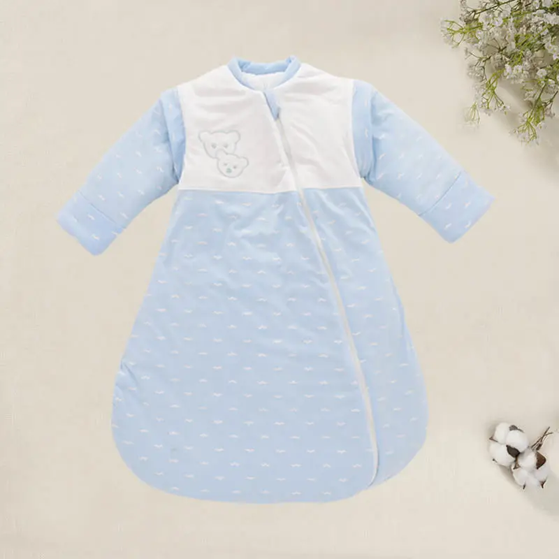 Мягкий теплый детский спальный мешок многофункциональные съемные спальные