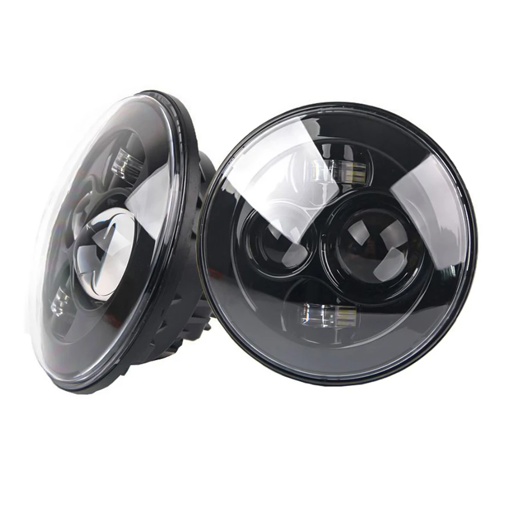 

Оптовая продажа, 7-дюймовая светодиодная фара ближнего света 30 Вт IP67, водонепроницаемая, Пыленепроницаемая, дальнего света 40 Вт