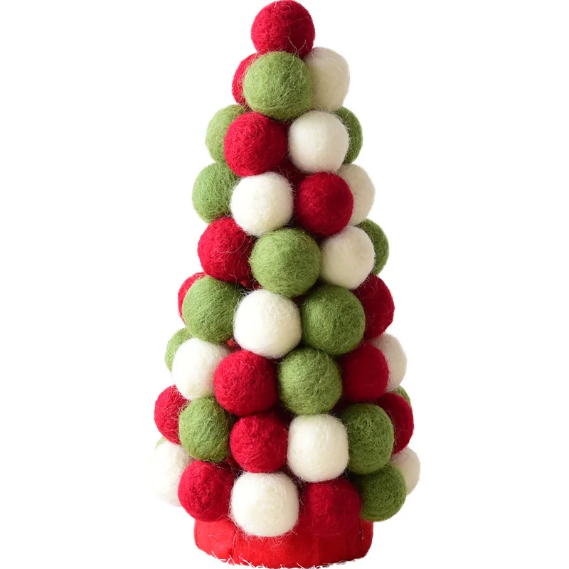 Xmax украшения мини для рождественской елки из войлока украшение стола