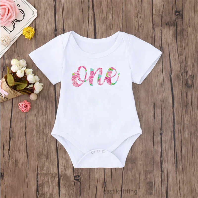 Комбинезоны для малышей комбинезон с короткими рукавами и буквенным принтом на
