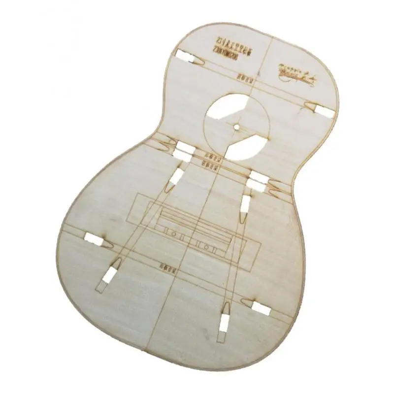 

23inch Wood Ukulele Body Template Small Four-string Guitar Making Mold Shape