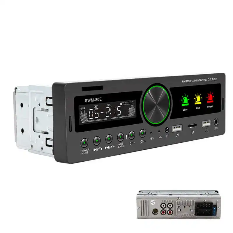 Car Media Receiver Audio Player 1‑DIN Radio FM/AM MP3 with Alcohol Tester Bluetooth5.0 60W 12V Auto | Автомобили и мотоциклы