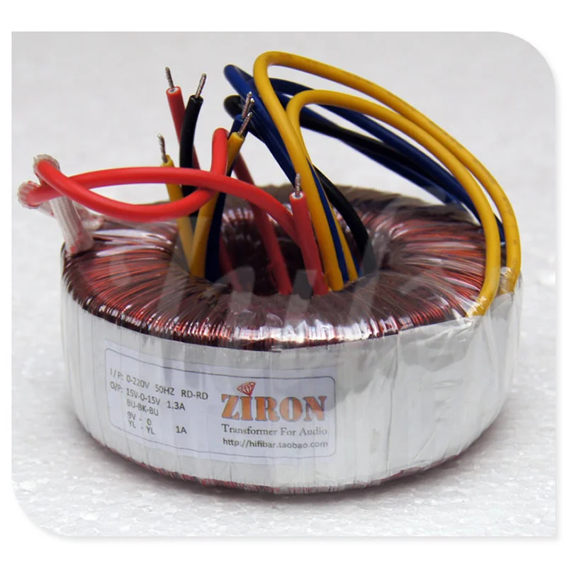 

50W Toroidal transformer, 15-0-15 (1.3A), 9V (1A)，suitable for DAC or amp. Large output current and low internal resistance