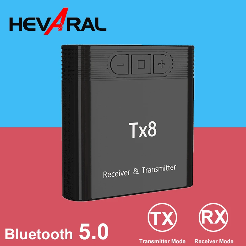 HEVARAL 2 в 1 беспроводной аудио приемник Bluetooth 5 0 передатчик для телевизора