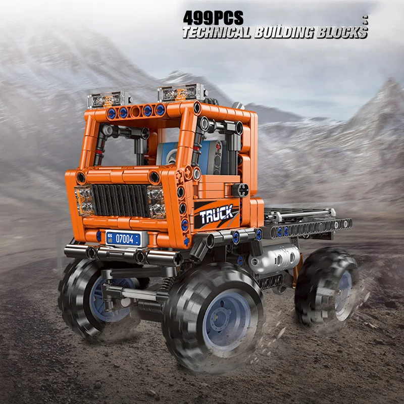 

XingBao 07004 499pcs Off-Road Truck Series The Heavy Truck Set Building Blocks Bricks Educational Toys Birthday Gifts