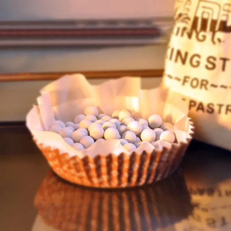 

2021 New 500g Cordierite Pie Baking Beans Beads Press Stone Weights with Storage Bag New