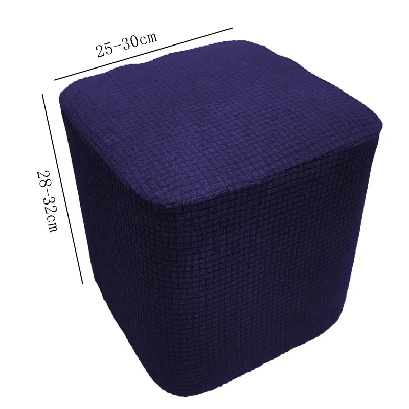 

28x35cm Elastic Ottoman Cover Rectangle Covers Stretch Storage Ottoman Slipcover Footstool Sofa Foot Rest Stool Covers