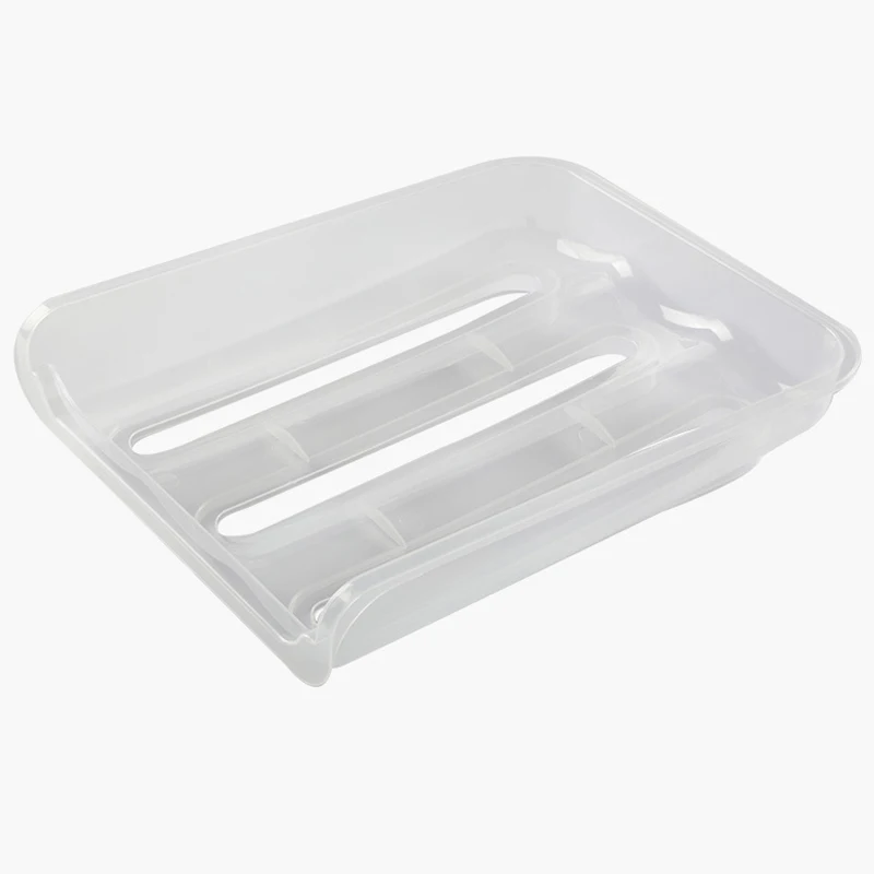 

Egg Storage Box Simple Style Clear Egg Holder for Refrigerator Household Stackable Egg Storage Container QP2
