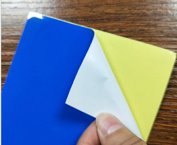 Синяя флуоресцентная виниловая Самоклеящаяся Пленка С Вырезанным покрытием