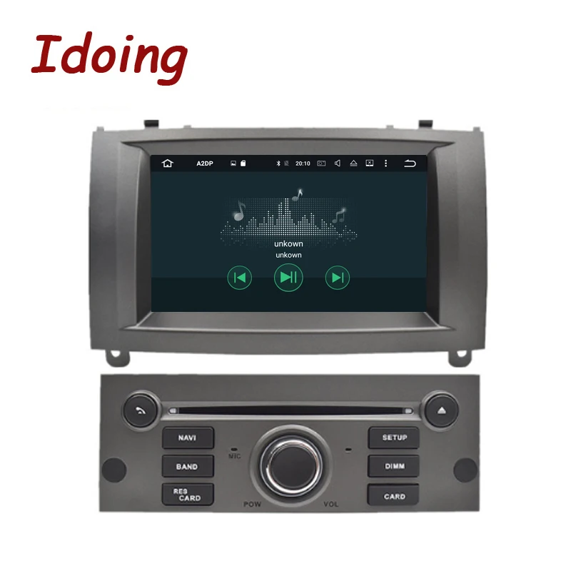 Автомагнитола Idoing с 7 дюймовым дисплеем восьмиядерным процессором ОЗУ 4 Гб ПЗУ 32