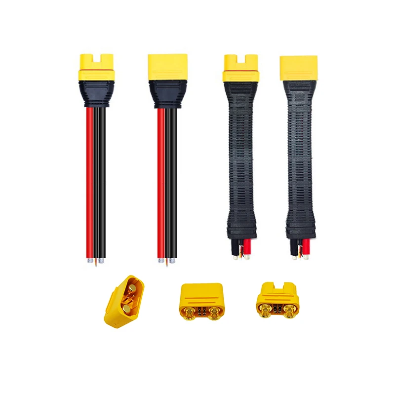 AS150U Женская штепсельная вилка 55 см, короткая посылка, Резиновая, с защитой от зажигания, с сигнальным штифтом, водонепроницаемая кольцевая вилка с силиконовым проводом