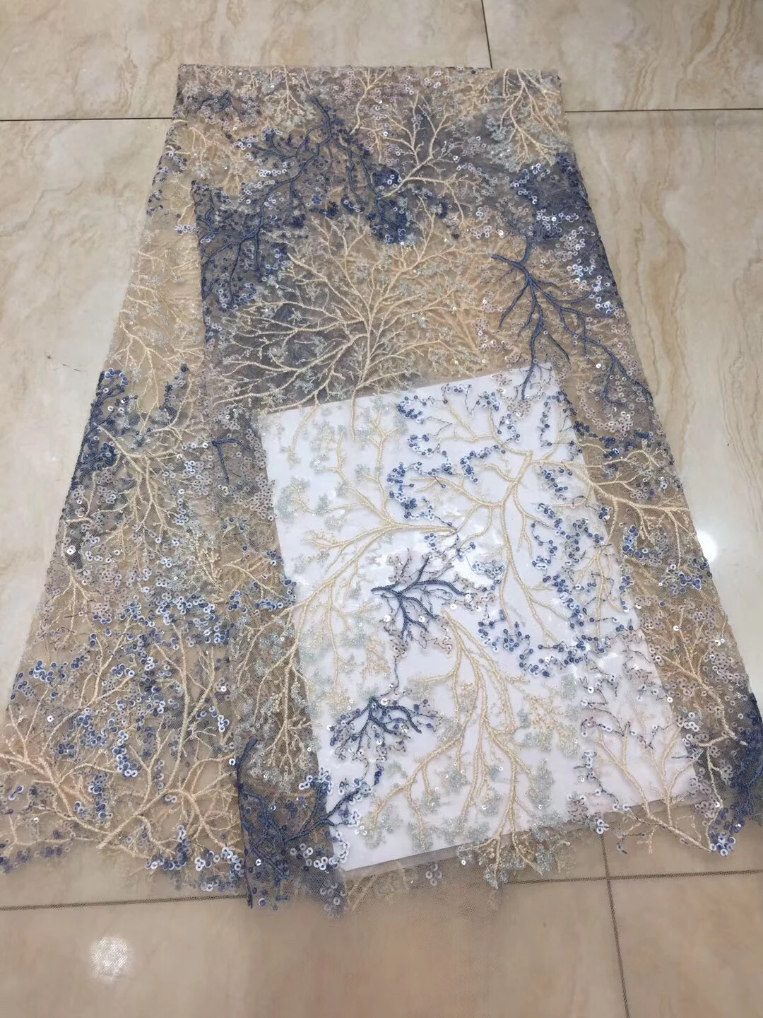 

2020 многоцветная кружевная ткань с блестками, новейшая французская кружевная ткань, высококачественный тюль, африканская кружевная ткань, н...