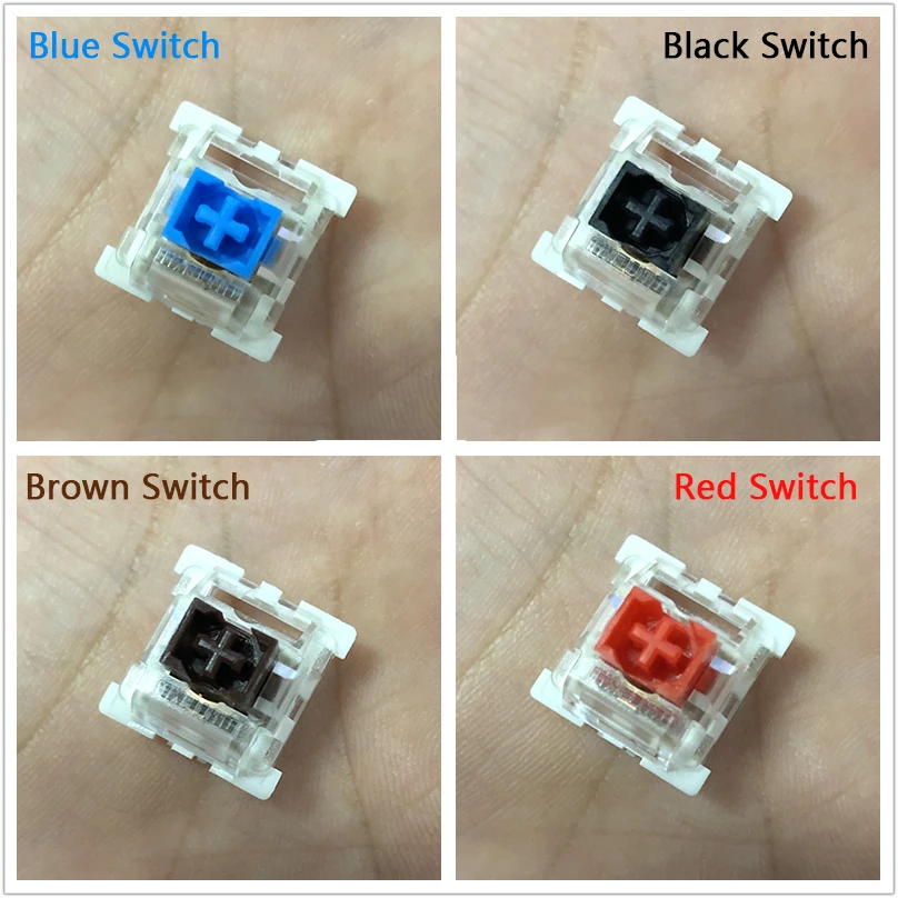 Аксессуары для клавиатуры серия Outemu MX Клавишные переключатели синий красный