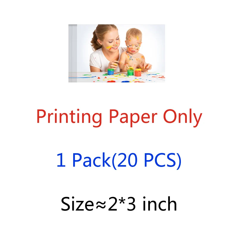 20 PCS Paper huawei Zink портативный фотопринтер Honor Mini Pocke принтер Bluetooth подключение мобильного телефона Android iOS DIY Share - Цвет: 20 PCS Paper