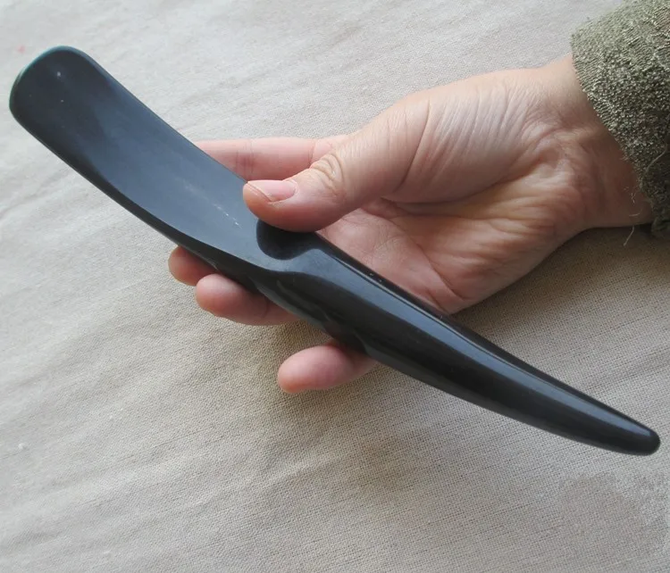 15 см большой размер оптовая продажа натуральный буйвол массажная палка удары