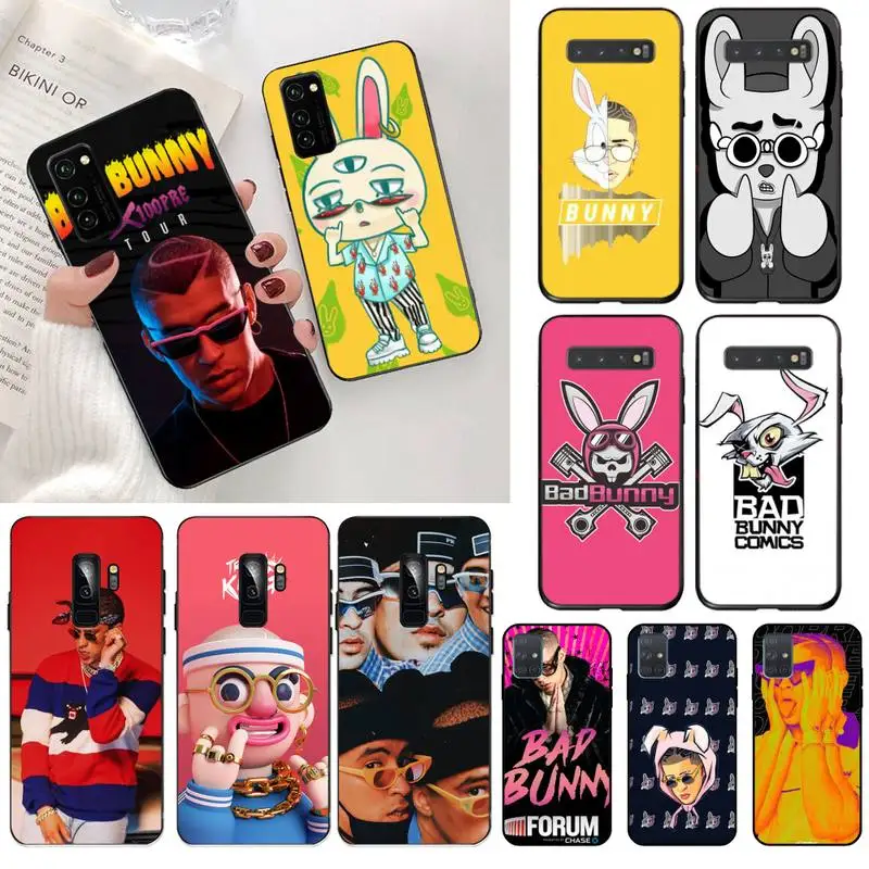 

HUAGETOP Bad Bunny artist Coque Shell Phone Case for Samsung S20 plus Ultra S6 S7 edge S8 S9 plus S10 5G lite 2020
