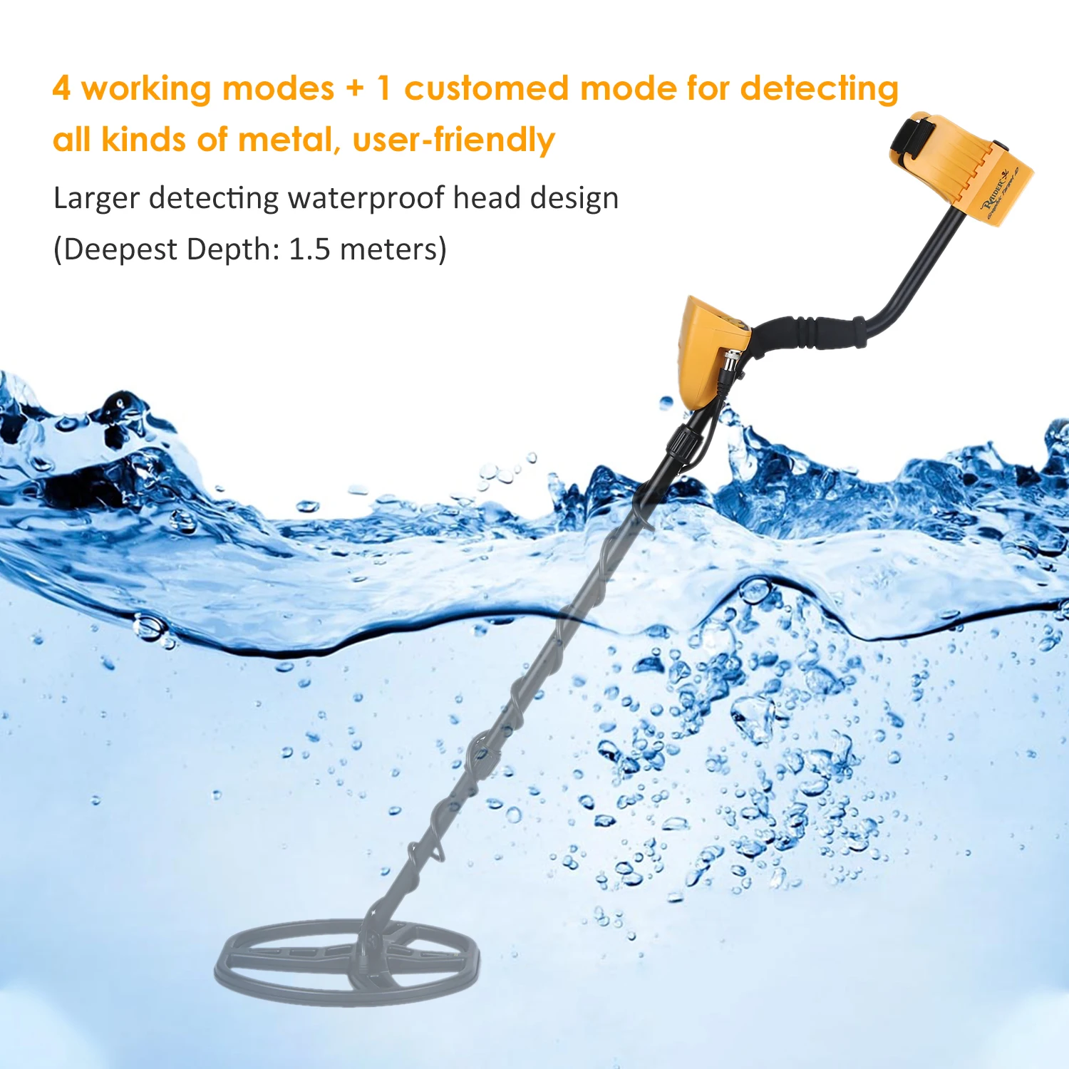 Металлический детектор подземных металлических Finder индуктор G старый Охотник за