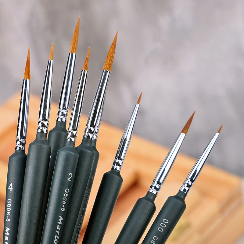 Пигментная каучуковая ручка полный набор ручной росписи для рисования кисть |