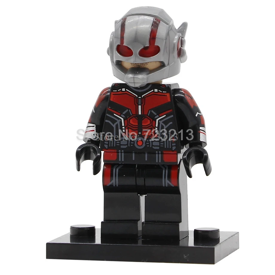 Ant Man Одиночные супер герои Мстители танос Коллекционная Фигурка Starhawk Ayo Vision Okoye Kraglin строительные блоки наборы модели кирпичные игрушки - Цвет: Ant Man