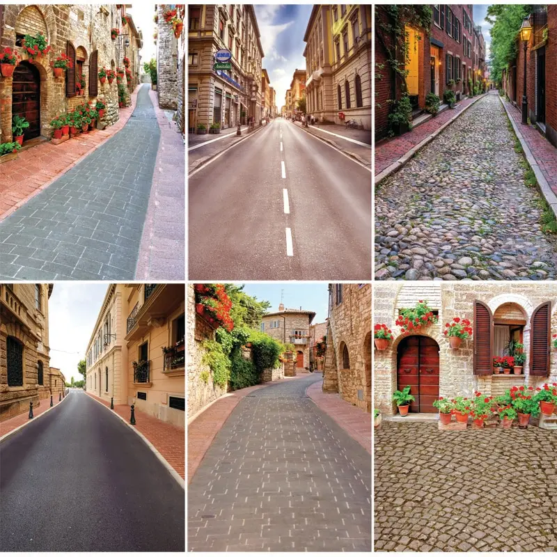 

ZHISUXI Vinyl Custom Photography Backdrops Prop street Theme Photography Background 200509H-01