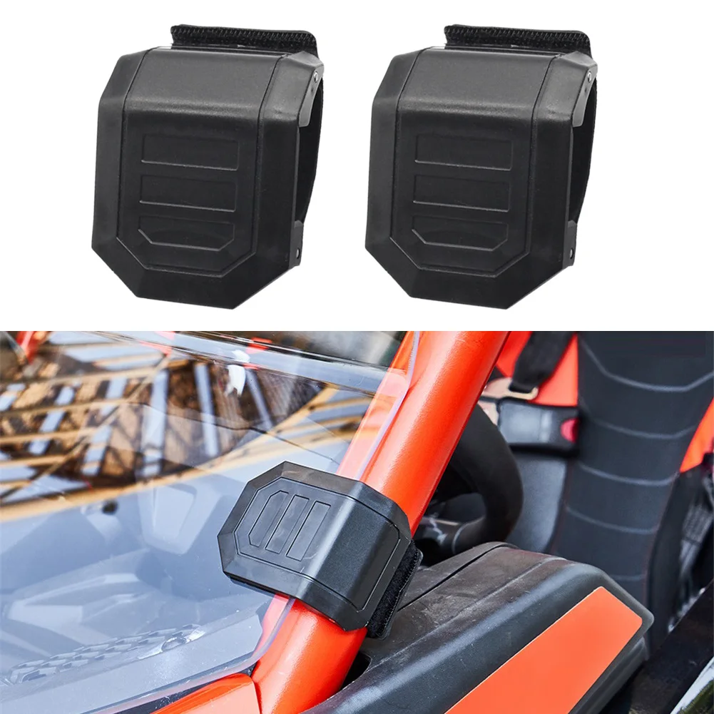 

New 1Pair UTV Universal Windshield Clamps HD Clamp Mounting Kit for Polaris RZR Can-Am Maverick x3 1000 Commander Honda Pioneer