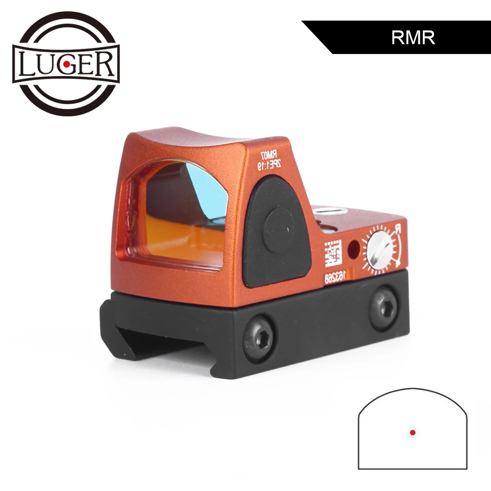 Коллиматорный прицел RMR Red Dot Прицельный для винтовки подходит виверной