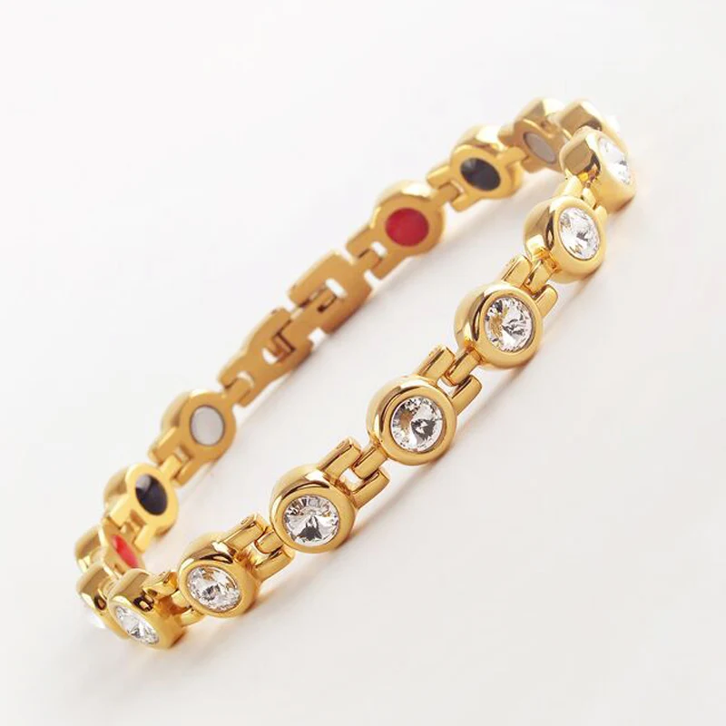 Браслет DICAYLUN из нержавеющей стали для мужчин и женщин магнитный Теннисный