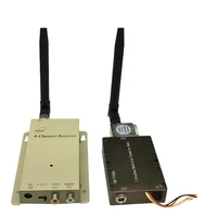 6w dual way video input 1 2g transceiver wireless cctv camera drone transmitter video audio transmitter receiver fpv transfer