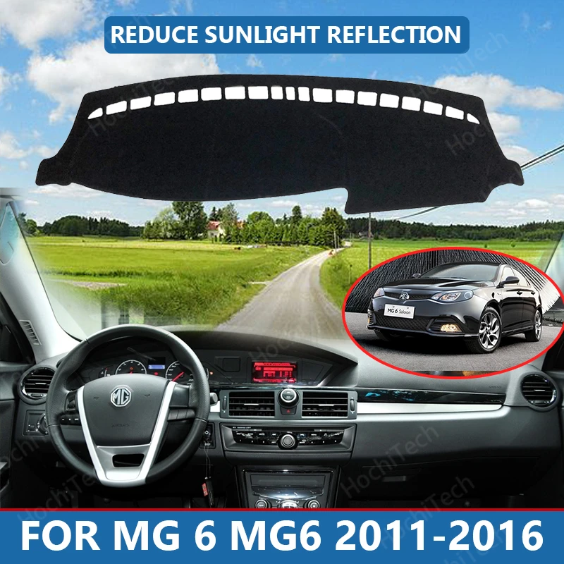 

Anti-Slip Anti-UV Mat Dashboard Cover Pad Dashmat Protect Carpet for MG 6 MG6 2011-2016 Accessories