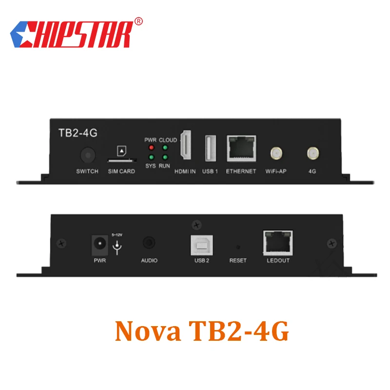 Мультимедийный плеер Taurus TB2-4G со светодиодный ным экраном NovaStar TB1-4G TB3 TB4 TB6 TB8 -
