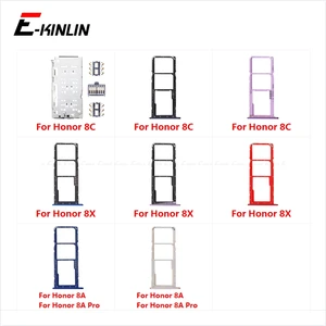 Разъем для sim-карты Слот лоток ридер Держатель Разъем Micro SD адаптер контейнер для HuaWei Honor 8C 8X 8A Pro запасные части