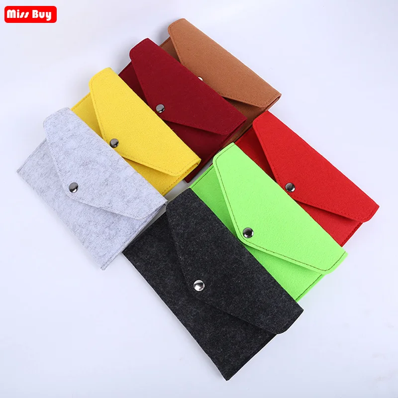 Мини цветные твердые Шерсть Войлок телефонная сумка для iPhone 11 Pro Max X 8 7 6 6S Plus 5 5S SE 5C